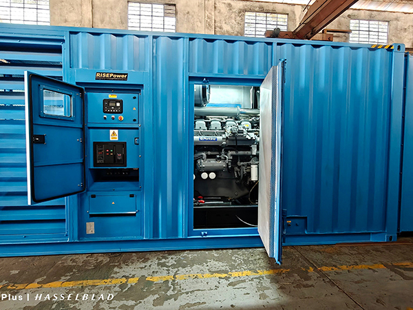Grupo electrógeno de 1500 kVA, para un laboratorio médico en Sudamérica