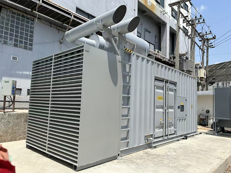 Grupo electrógeno de 1250 kVA, para un hospital en Tailandia